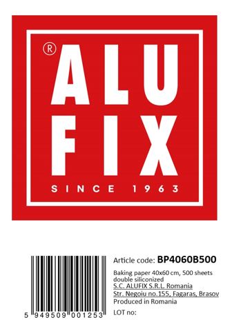 ALUFIX Hartie pentru copt 500 coli (40x60cm)